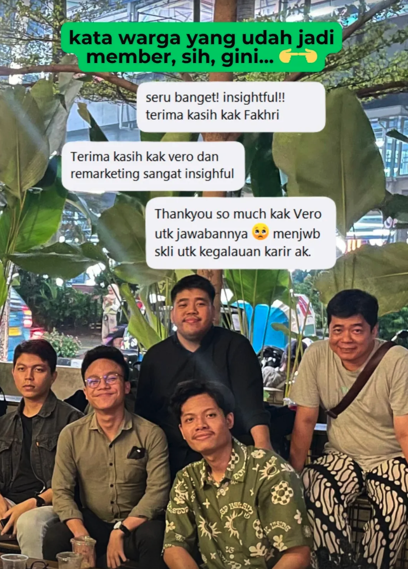 Testimonial menjawab