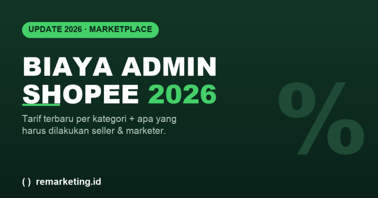 Update Biaya Admin Shopee 2026: Tarif Terbaru per Kategori dan Langkah untuk Seller